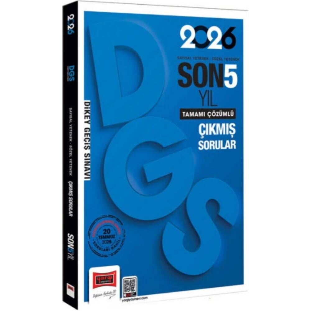 Yargı 2026 DGS Sayısal Sözel Yetenek Son 5 Yıl Çıkmış Sorular