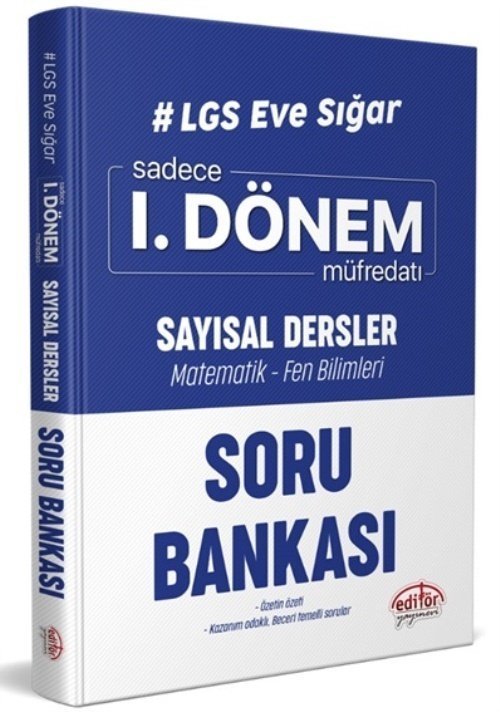 Editör 8.Sınıf Lgs Soru Bankası Sayısal 1.Dönem
