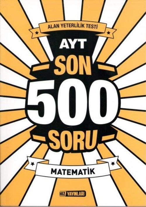 Hız Ayt Matematik Soru Bankası Son 500 Soru