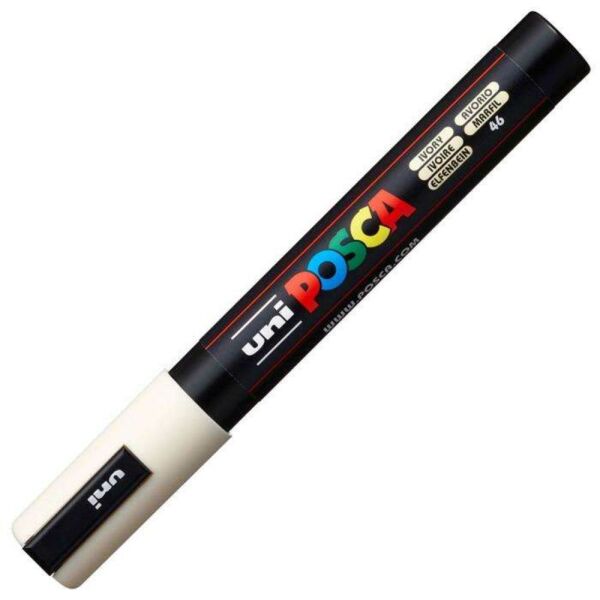 Uniball Posca Boyama Markörü PC-5M 1.8-2.5 mm Fildişi