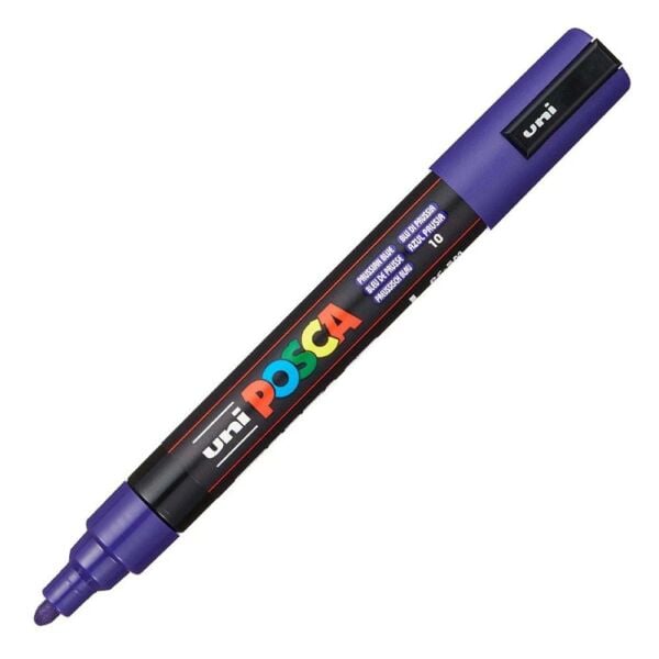 Uniball Posca Boyama Markörü PC-5M 1.8-2.5 mm Prusya Mavisi