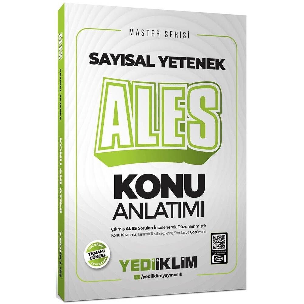Yediiklim 2026 ALES Master Sayısal Yetenek Konu Anlatımı