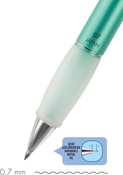 Serve Deep Versatil Kalem 07 mm Metalik Yeşil