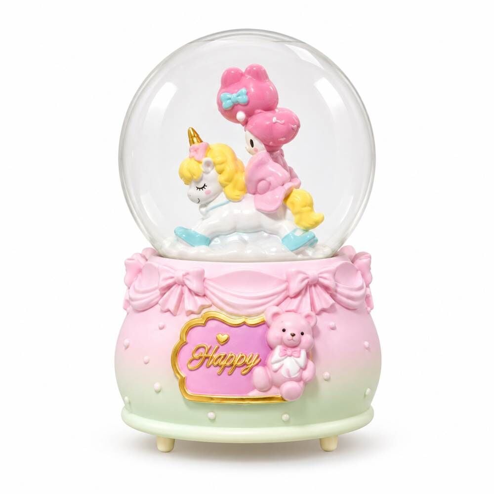Unicorn 6559 Pilli Müzikli Orta Boy Kar Küresi