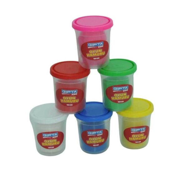 Gıpta Oyun Hamuru 6 Renk 600 gr 8270