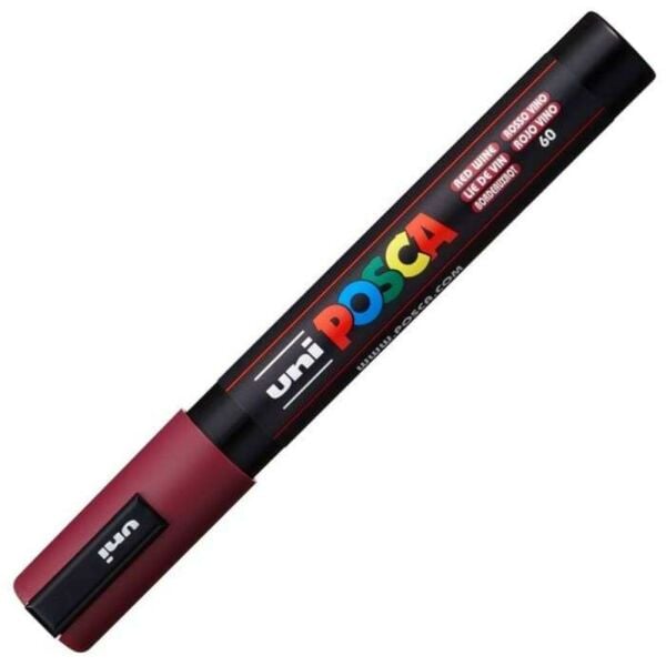 Uniball Posca Boyama Markörü PC-5M 1.8-2.5 mm Ş.Kırmızı