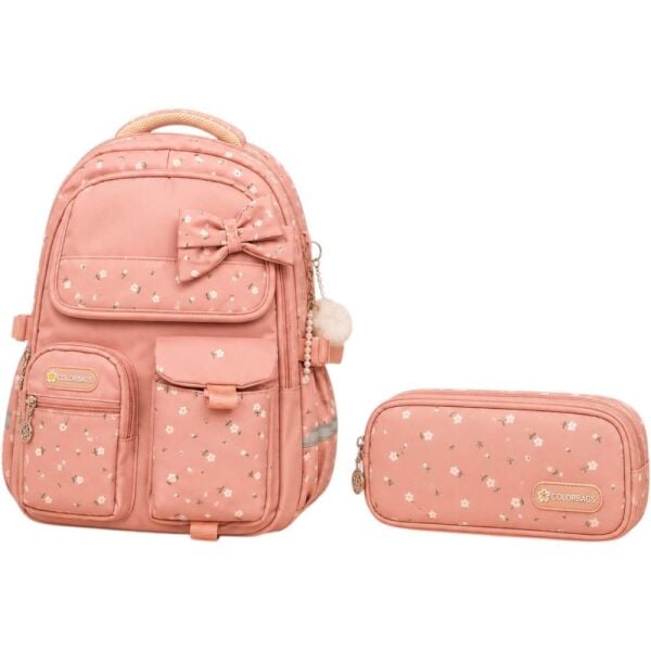 Color Bags B95 2'li Set Turuncu İlkokul Çantası