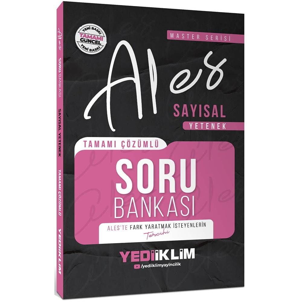 Yediiklim 2026 ALES Sayısal Yetenek Soru Bankası