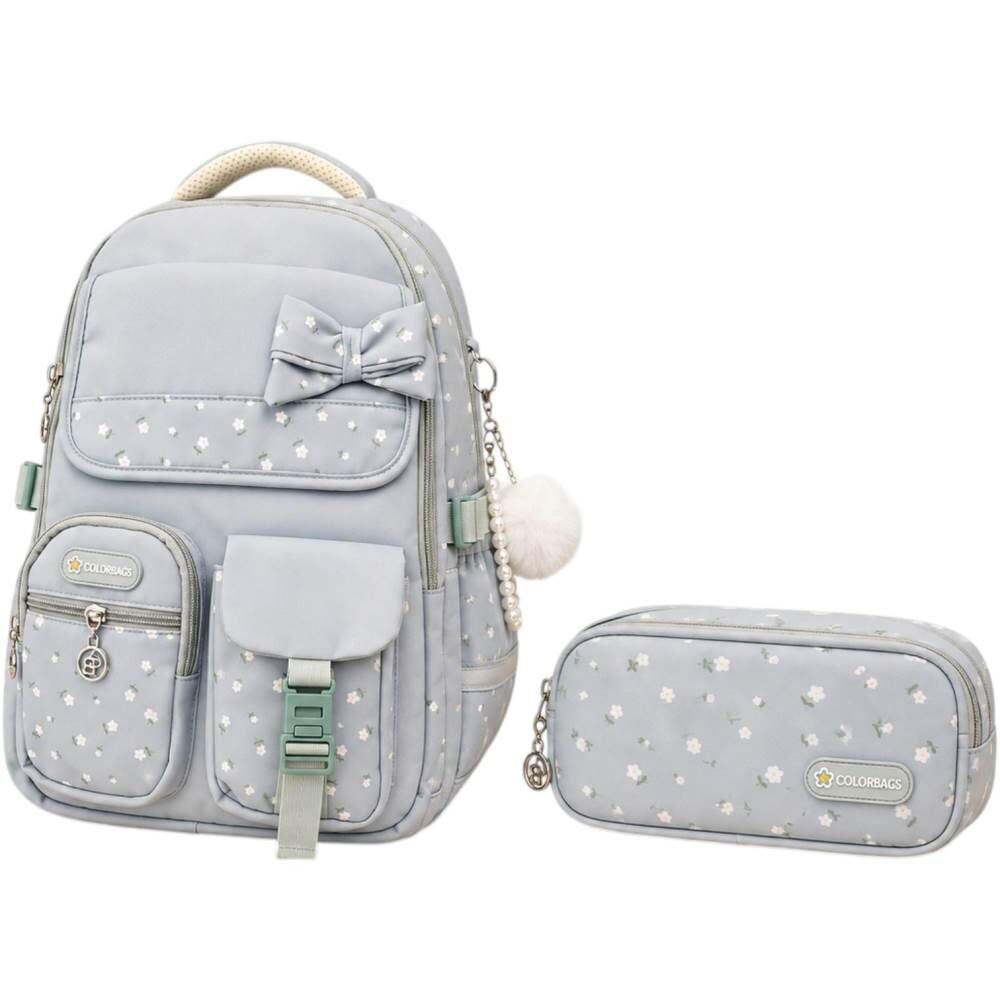 Color Bags B95 2'li Set Turkuaz İlkokul Çantası