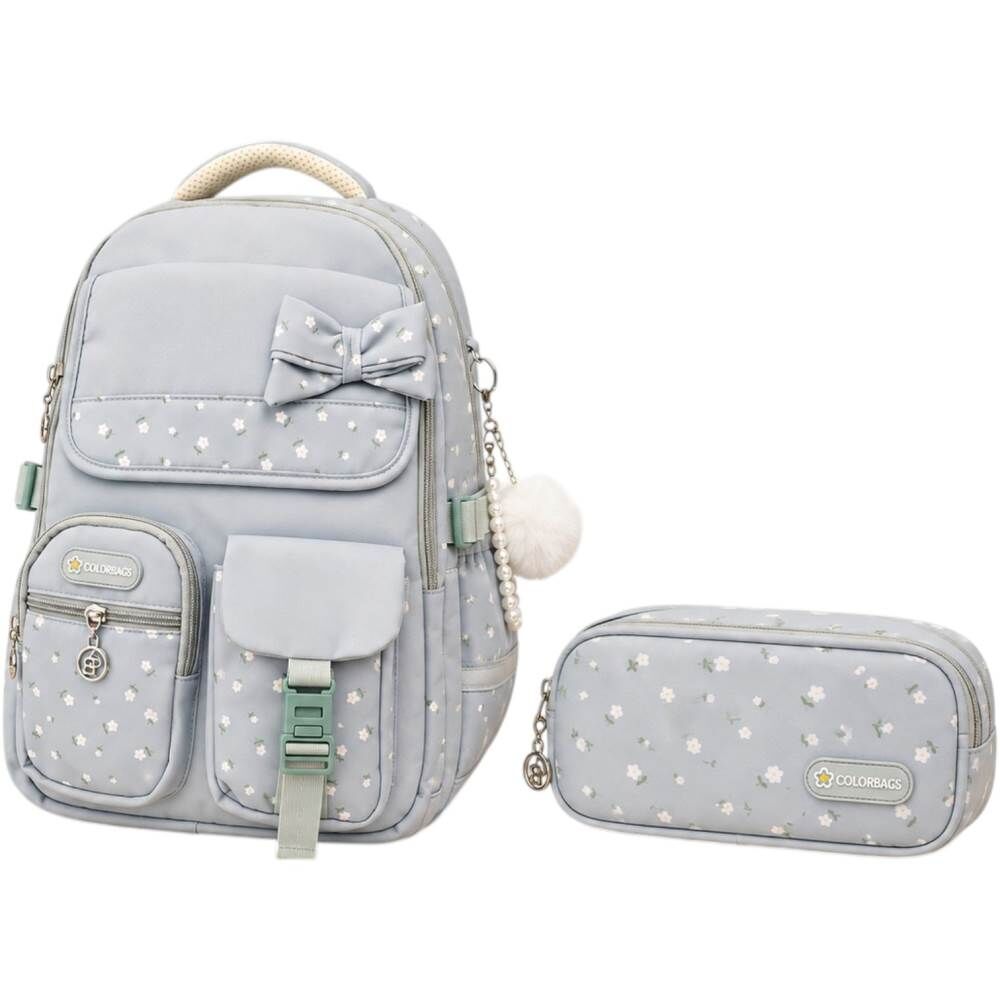 Color Bags B95 2'li Set Turkuaz İlkokul Çantası