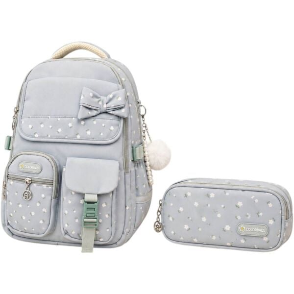 Color Bags B95 2'li Set Turkuaz İlkokul Çantası