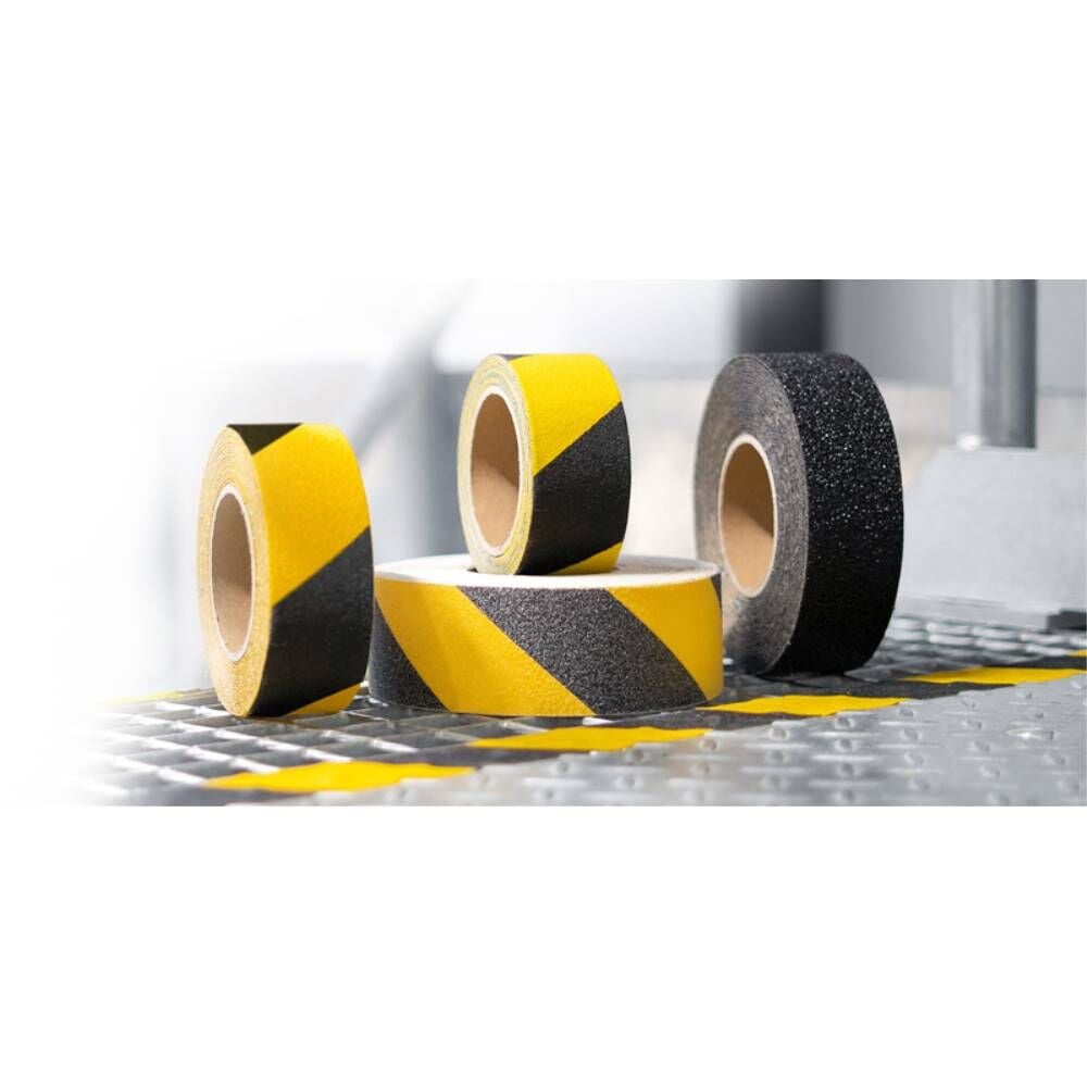 Kraf Kaydırmaz Bant 25Mm X 15M Sarı-Siyah 2575