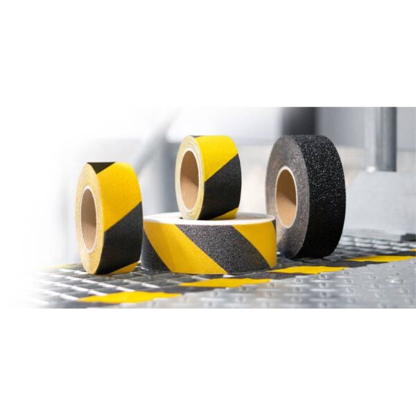 Kraf Kaydırmaz Bant 25Mm X 15M Sarı-Siyah 2575