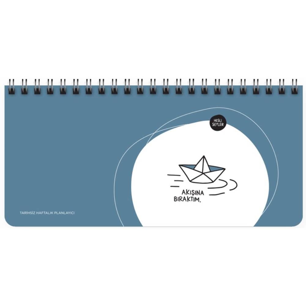 Keskin Planner 13X27 Hisli Şeyler Spiralli Stıckerlı 830181
