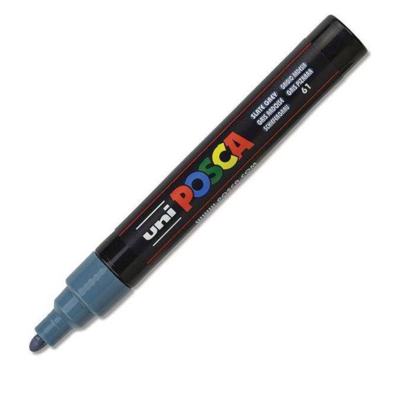 Uniball Posca Boyama Markörü PC-5M 1.8-2.5 mm Kurşun Gri