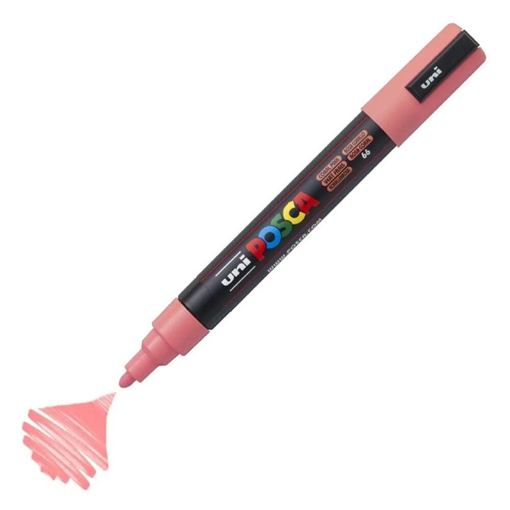 Uniball Posca Boyama Markörü PC-5M 1.8-2.5 mm Pembe