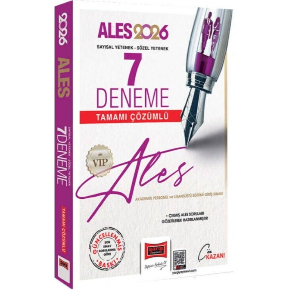 Yargı 2026 ALES Sayısal Sözel Yetenek 7 Deneme