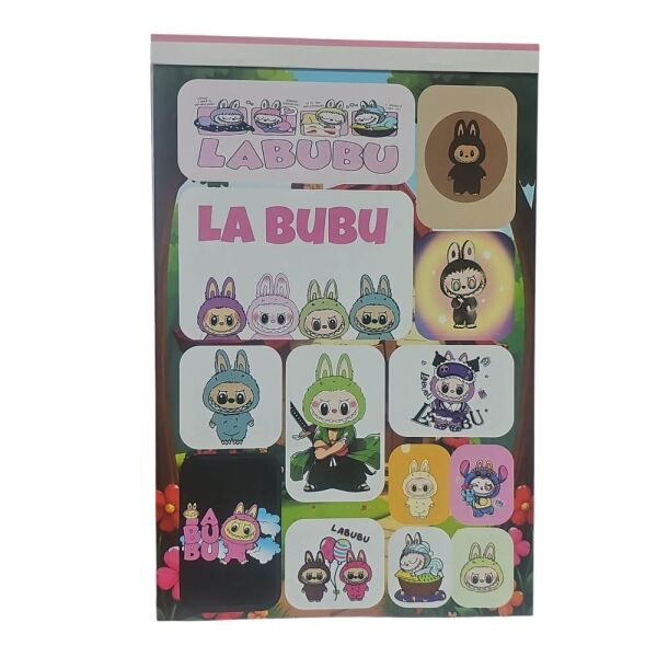 Labubu A5 Sticker Defter