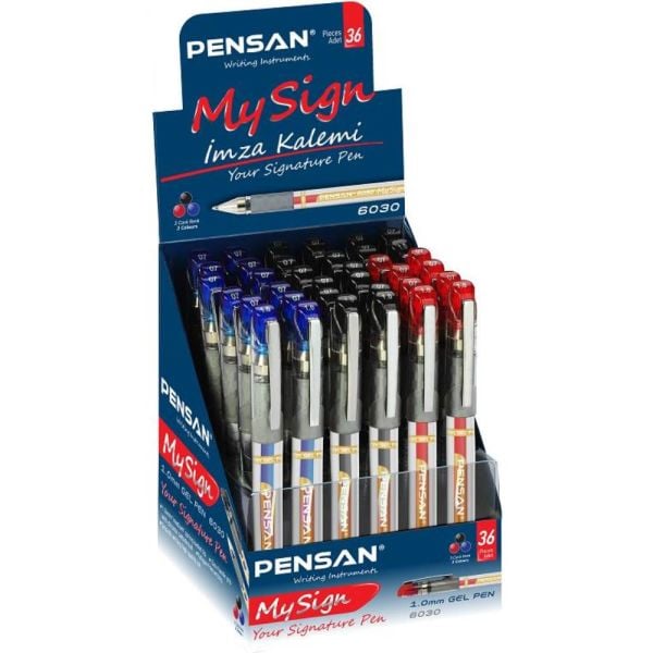 Pensan İmza Kalemi My Sıgn Jel 1.0 6030 36 Lı