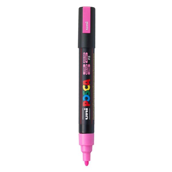 Uniball Posca Boyama Markörü PC-5M 1.8-2.5 mm Fosforlu Pembe