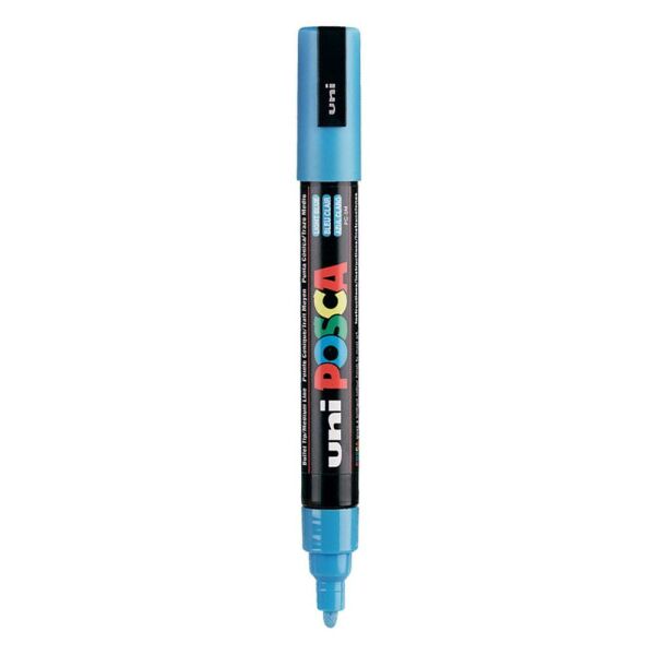 Uniball Posca Boyama Markörü PC-5M 1.8-2.5 mm Açık Mavi