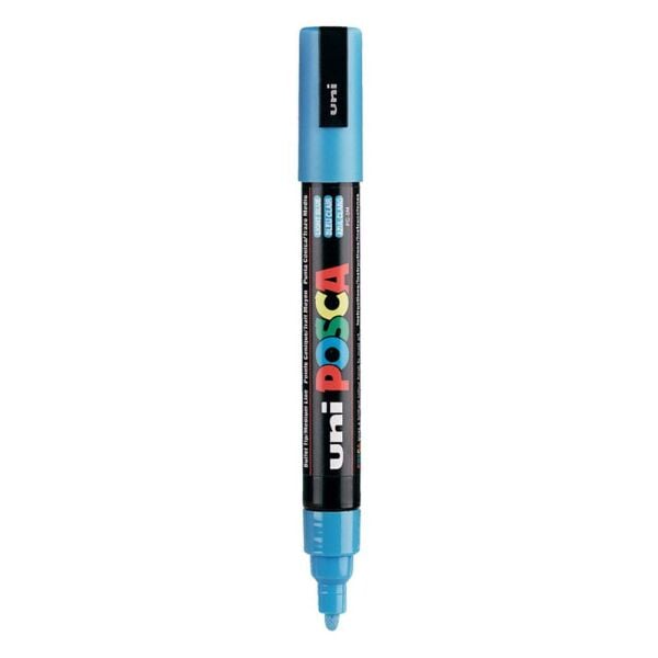 Uniball Posca Boyama Markörü PC-5M 1.8-2.5 mm Açık Mavi