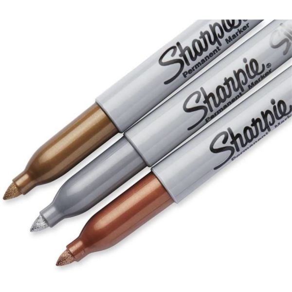 Sharpıe Metalik Markör 3 Lü Karışık Renk 1986006