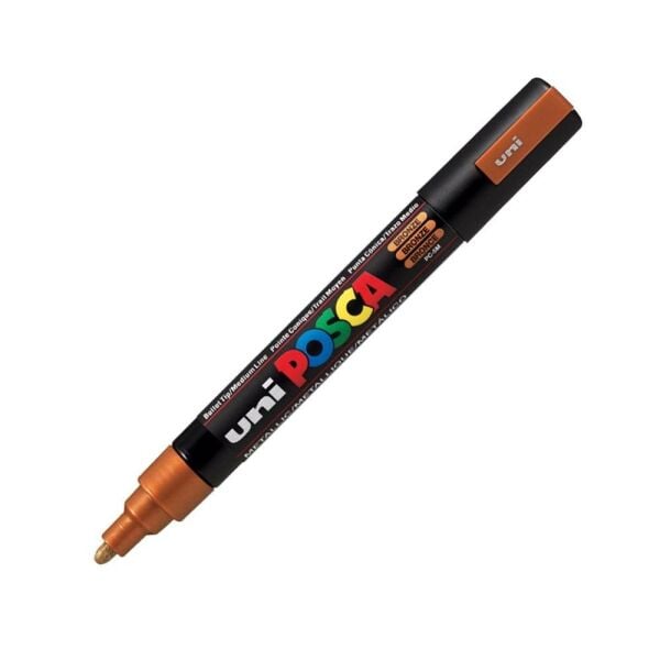 Uniball Posca Boyama Markörü PC-5M 1.8-2.5 mm Bronz