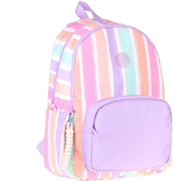Kaukko K1801 Rainbow Line Lila Sırt Çantası