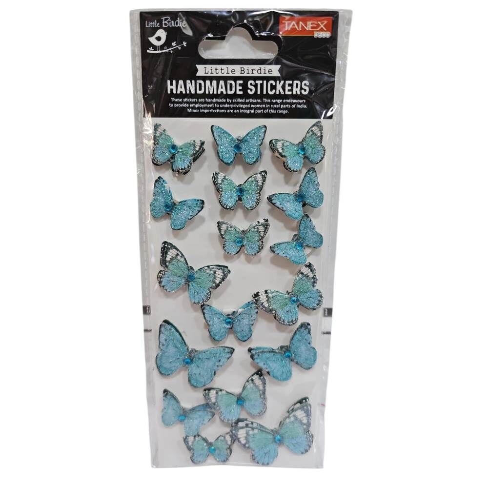 Tanex Sticker Handmade Taşlı Kelebek Serisi-1 2804105