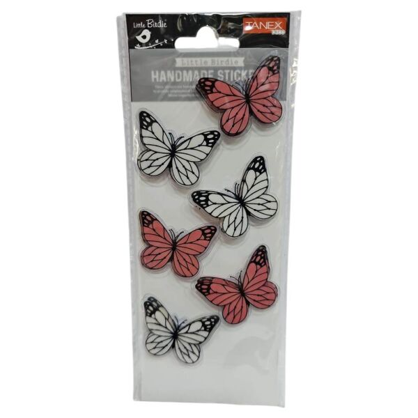 Tanex Sticker Handmade Taşlı Kelebek Serisi-8 2804805