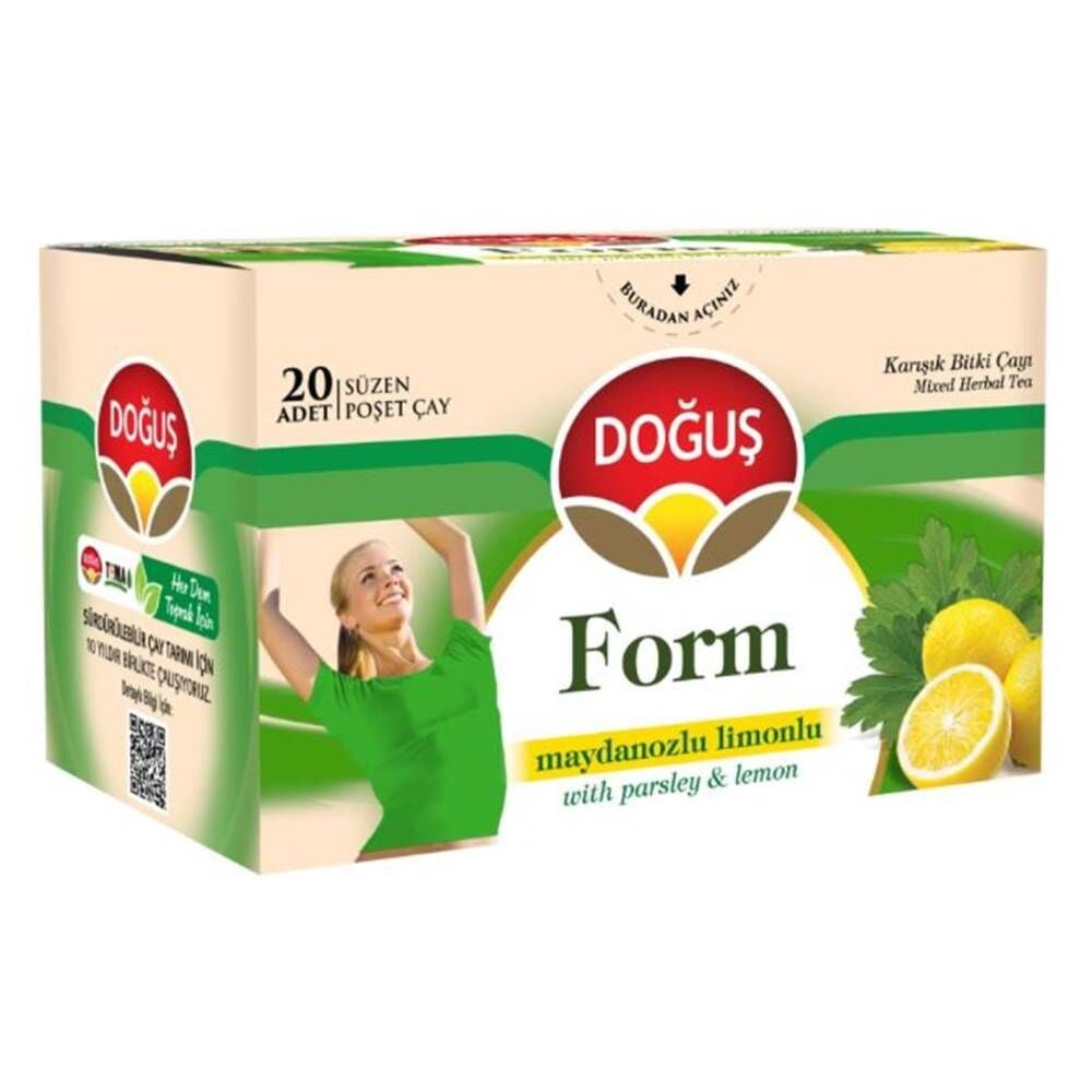 Doğuş Form Maydonozlu Limonlu Çayı 20x1,8gr