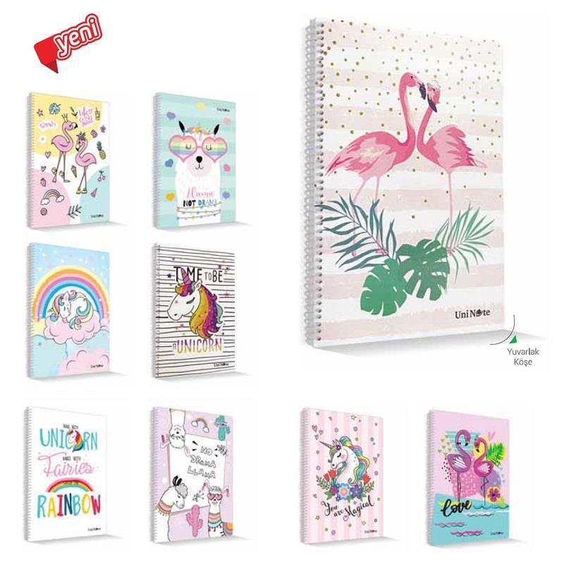 Dream A4 96 Yaprak Kareli Plastik Kapak Spiralli Defter 72511