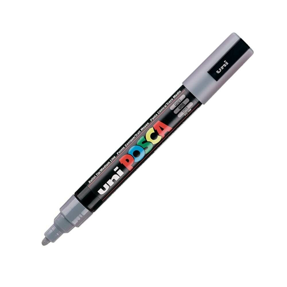 Uniball Posca Boyama Markörü PC-5M 1.8-2.5 mm Gri