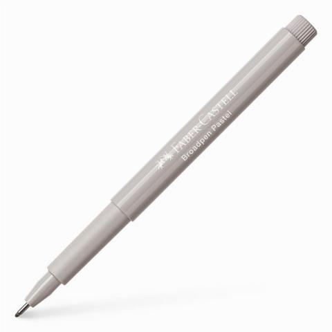 Faber Castell Broadpen Fineliner Kalem Pastel Gri 1554