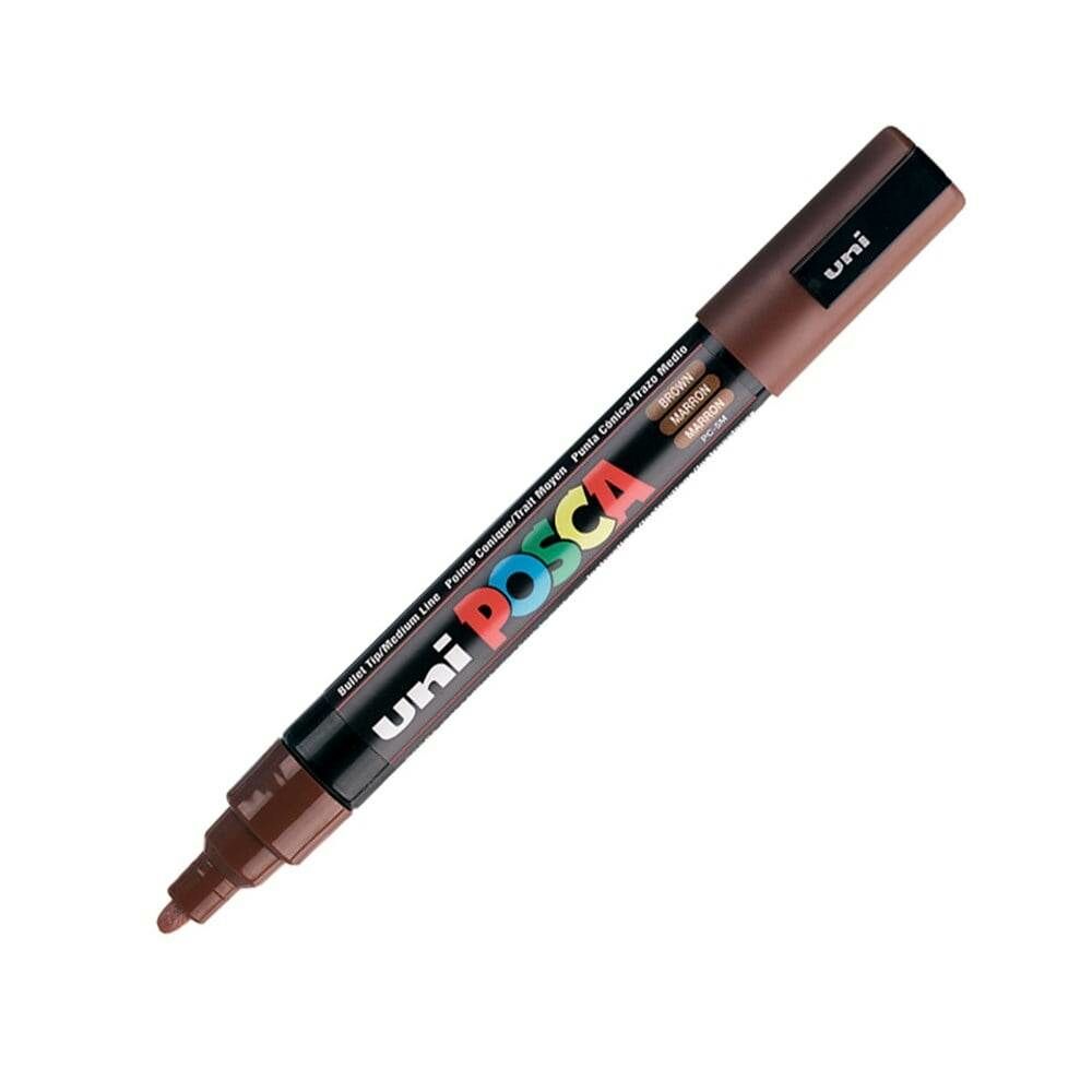 Uniball Posca Boyama Markörü PC-5M 1.8-2.5 mm Kahverengi