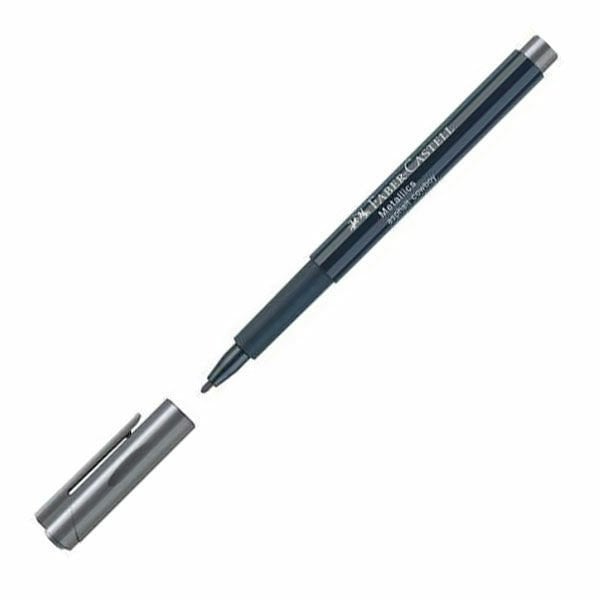 Faber Castell Metalik Markör Kalem 2020 Gümüş