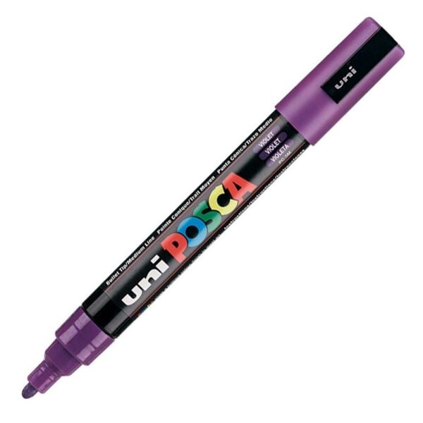 Uniball Posca Boyama Markörü PC-5M 1.8-2.5 mm Mor