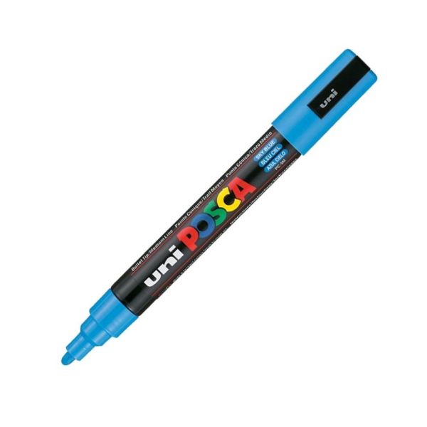 Uniball Posca Boyama Markörü PC-5M 1.8-2.5 mm Mavi