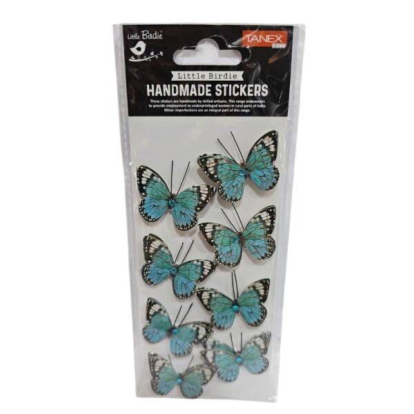 Tanex Sticker Handmade Taşlı Kelebek Serisi-5 2804505