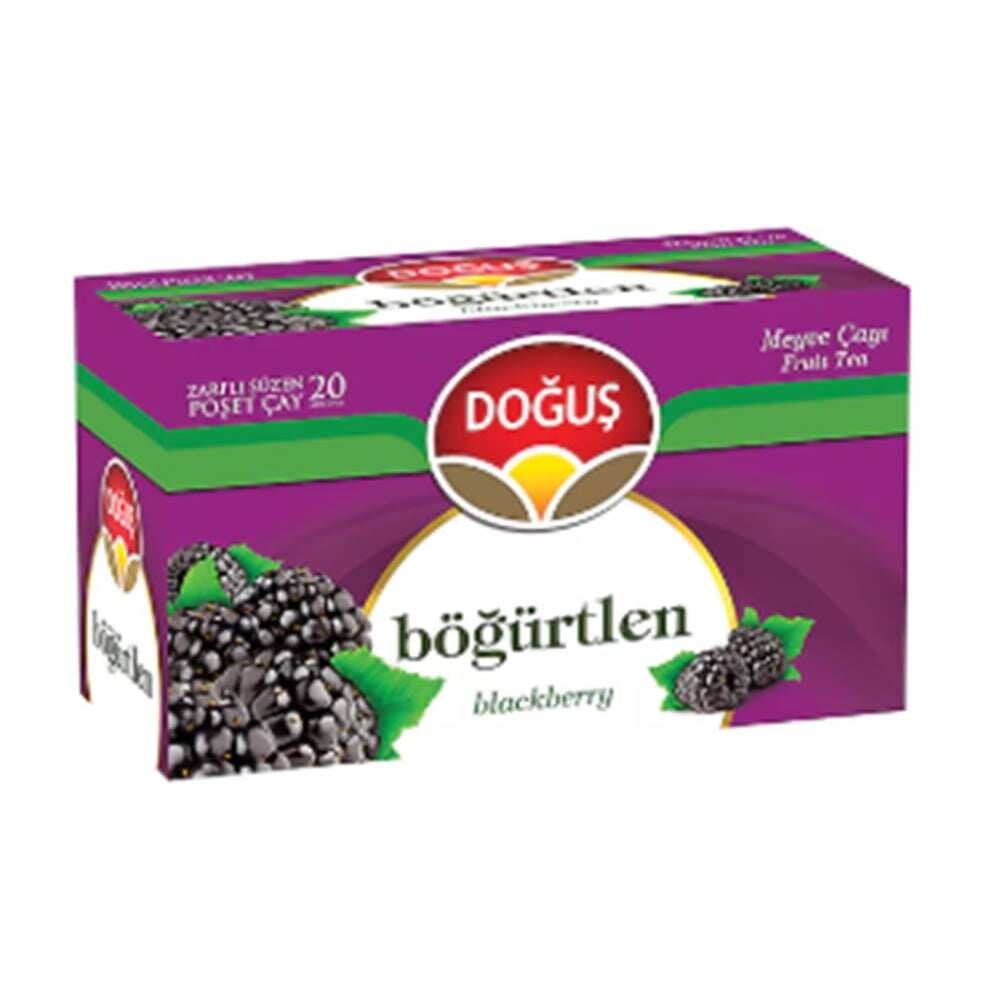 Doğuş Böğürtlen Meyve Çayı Süzen Poşet Çay 20x1.90 gr