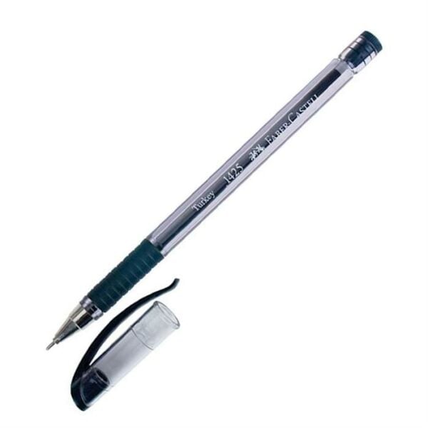 Faber Castell 1425 Tükenmez Kalem İğne Uç 10 lu Siyah 142599