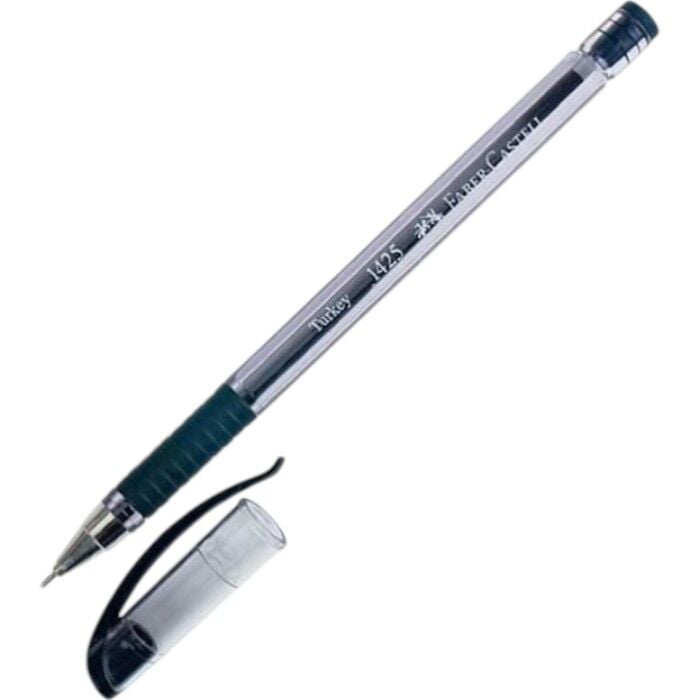 Faber Castell 1425 Tükenmez Kalem İğne Uç 10 lu Siyah 142599