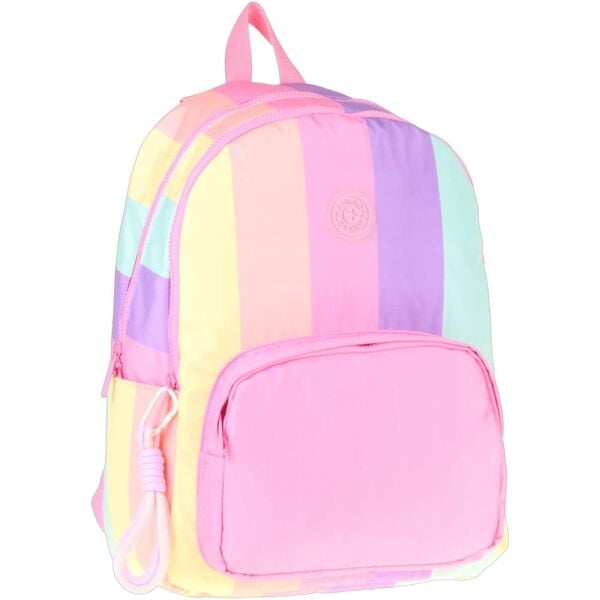 Kaukko K1802 Rainbow Line Pembe Sırt Çantası