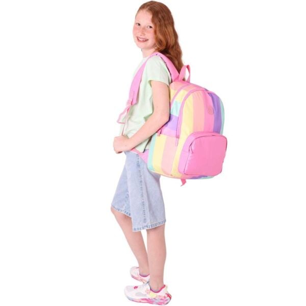 Kaukko K1802 Rainbow Line Pembe Sırt Çantası
