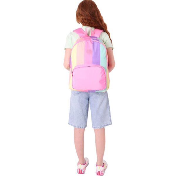 Kaukko K1802 Rainbow Line Pembe Sırt Çantası