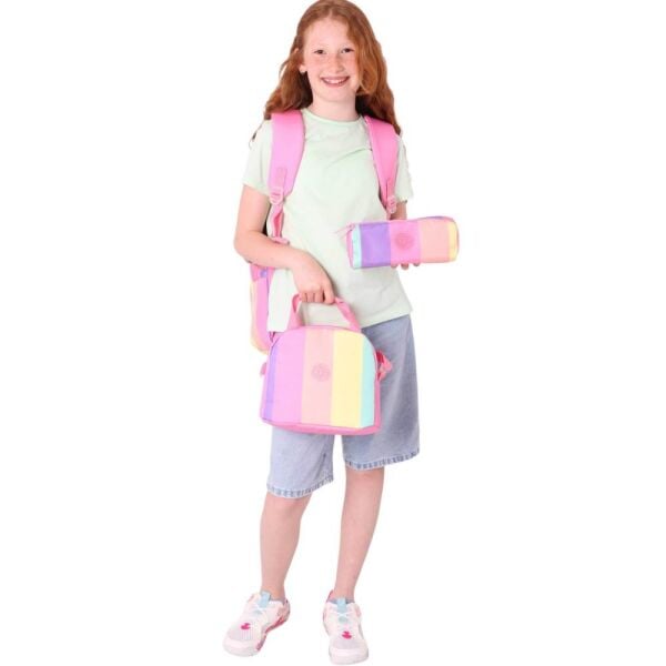 Kaukko K1802 Rainbow Line Pembe Sırt Çantası