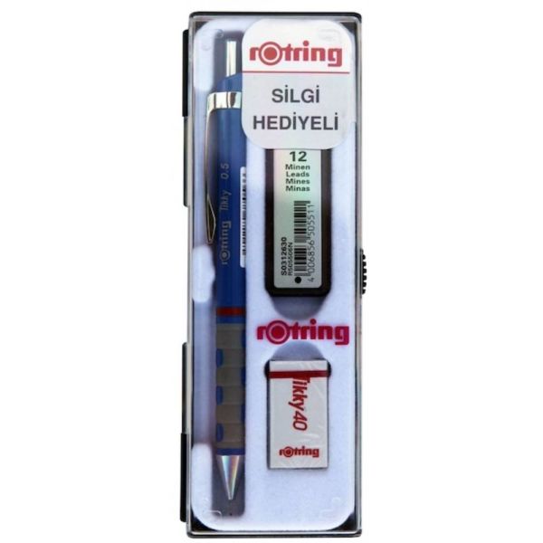 Rotring Versatil Kalem Tıkky Okul Seti 0.5 Mavi