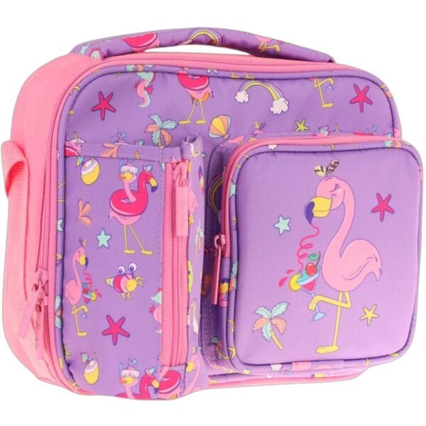 Kaukko Kids L7240 Plush Flamingo Beslenme Çantası