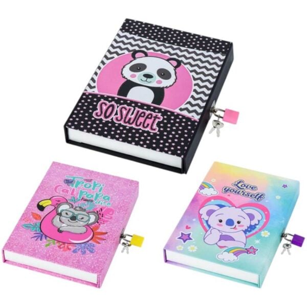 Mikro HT-60 Kutulu Kilitli Koala Hatıra Defteri